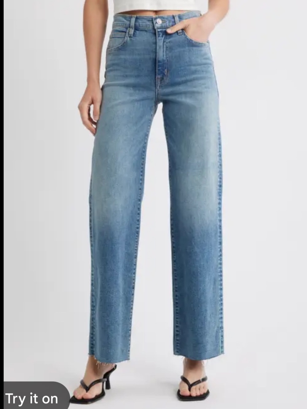 PAIGE Anessa Raw Hem Jeans - size 27